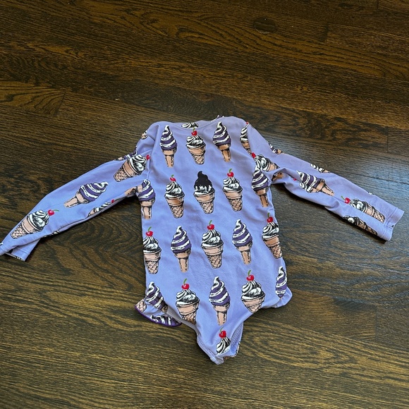 3T Pink Chicken Girl’s Swimsuit - Picture 2 of 2